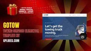 Gotow – Towing Services Elementor Template Kit - Buy GPL 93 at Best Price