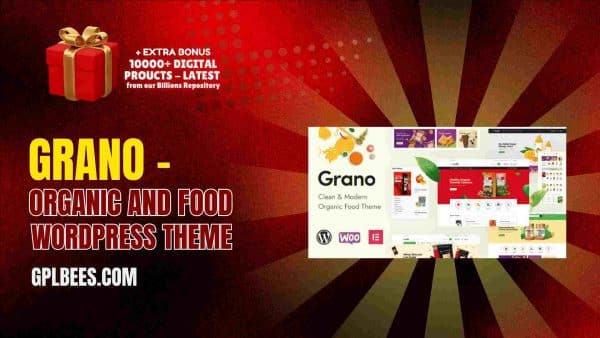 Grano – Organic And Food Wordpress Theme At Best Price - Gpl Bees