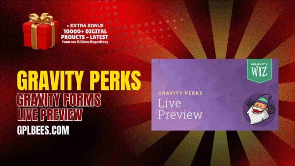 Gravity Perks – Gravity Forms Live Preview At Best Price - Gpl Bees