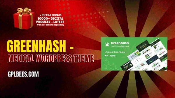 Greenhash – Medical Wordpress Theme At Best Price - Gpl Bees
