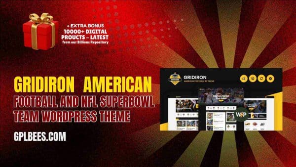 Gridiron – American Football And Nfl Superbowl Team Wordpress Theme At Best Price - Gpl Bees