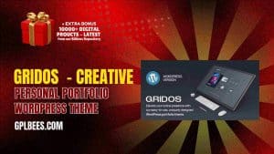 Gridos  - Creative Personal Portfolio WordPress Theme - Buy GPL 4 at Best Price