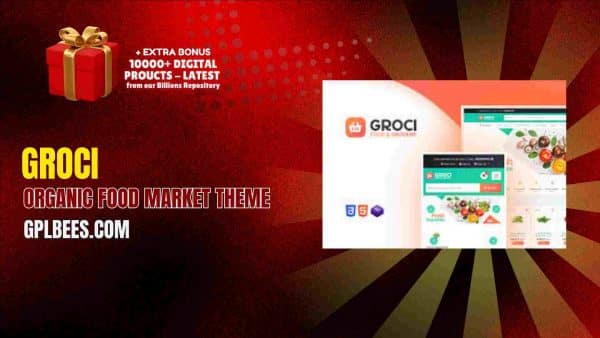 Groci Organic Food Market Theme At Best Price - Gpl Bees
