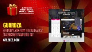 Guardza – Security and Law Enforcement Elementor Template Kit - Buy GPL 95 at Best Price