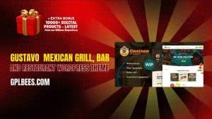 Gustavo | Mexican Grill, Bar and Restaurant WordPress Theme - Buy GPL Restaurant Cafe Wordpress Themes at Best Price