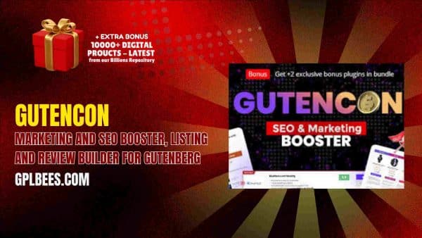 Gutencon – Marketing And Seo Booster, Listing And Review Builder For Gutenberg At Best Price - Gpl Bees