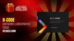 H-Code Responsive & Multipurpose Theme - Buy GPL 208 at Best Price