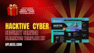 Hacktive – Cyber Security Service Elementor Template Kit - Buy GPL 97 at Best Price