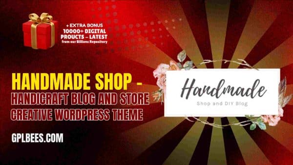 Handmade Shop – Handicraft Blog And Store Creative Wordpress Theme At Best Price - Gpl Bees