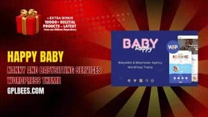Happy Baby | Nanny and Babysitting Services WordPress Theme