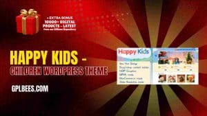 Happy Kids – Children WordPress Theme - Buy GPL 209 at Best Price