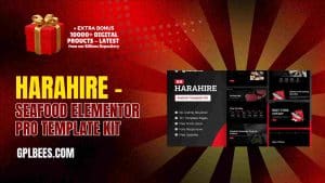 Harahire – Seafood Elementor Pro Template Kit - Buy GPL 98 at Best Price