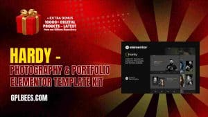 Hardy – Photography & Portfolio Elementor Template Kit - Buy GPL 98 at Best Price