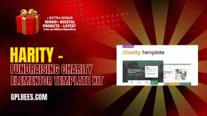 Harity – Fundraising Charity Elementor Template Kit - Buy GPL 99 at Best Price