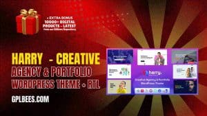 Harry  - Creative Agency & Portfolio WordPress Theme + RTL - Buy GPL 4 at Best Price