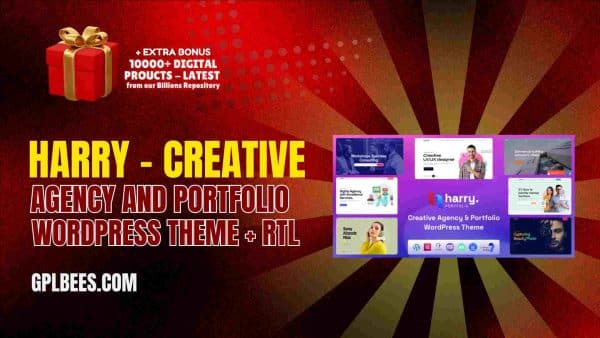 Harry ? Creative Agency And Portfolio Wordpress Theme + Rtl At Best Price - Gpl Bees