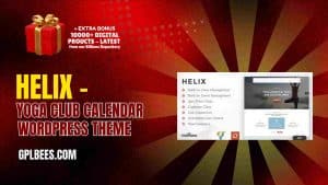 Helix – Yoga Club Calendar WordPress Theme - Buy GPL 212 at Best Price