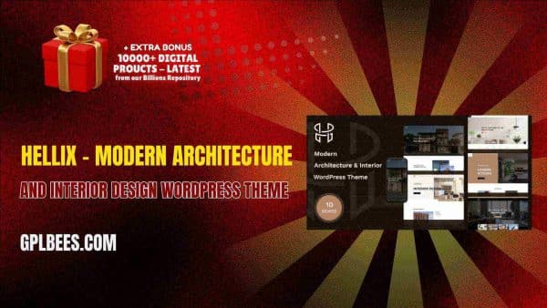 Hellix – Modern Architecture And Interior Design Wordpress Theme At Best Price - Gpl Bees