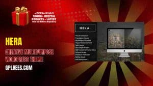 Hera – Creative Multipurpose WordPress Theme - Buy GPL 5 at Best Price