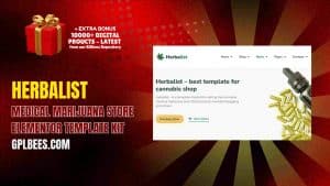 Herbalist – Medical Marijuana Store Elementor Template Kit - Buy GPL 100 at Best Price