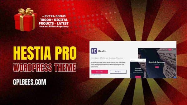 Hestia Pro Wordpress Theme At Best Price - Gpl Bees