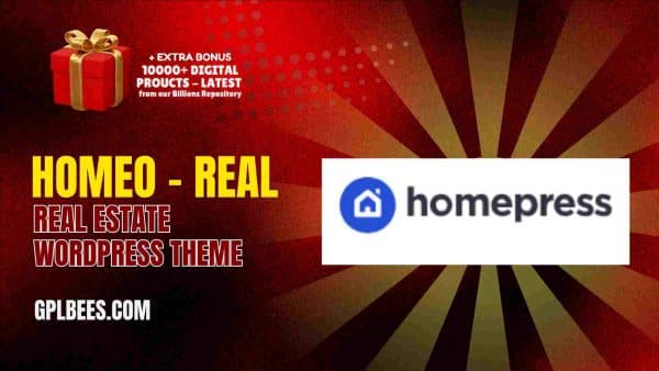 Homepress – Real Estate Wordpress Themes At Best Price - Gpl Bees