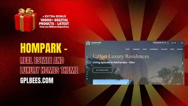 Hompark – Real Estate And Luxury Homes Theme At Best Price - Gpl Bees