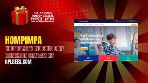 Hompimpa – Kindergarten and Child Care Elementor Template Kit - Buy GPL 102 at Best Price