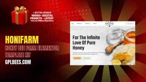 HoniFarm – Honey Bee Farm Elementor Template Kit - Buy GPL 102 at Best Price
