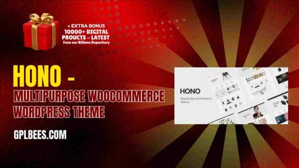 Hono – Multipurpose Woocommerce Wordpress Theme At Best Price - Gpl Bees
