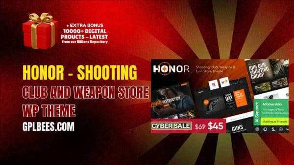 Honor – Shooting Club And Weapon Store Wp Theme At Best Price - Gpl Bees
