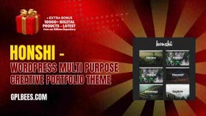 Honshi – WordPress Multi Purpose Creative Portfolio Theme - Buy GPL 5 at Best Price