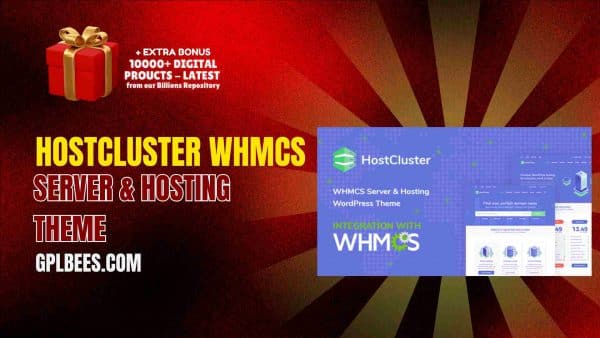 Hostcluster Whmcs Server &Amp; Hosting Theme At Best Price - Gpl Bees