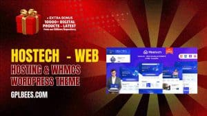 Hostech  - Web hosting & WHMCS WordPress theme - Buy GPL Web Hosting Wordpress Themes at Best Price