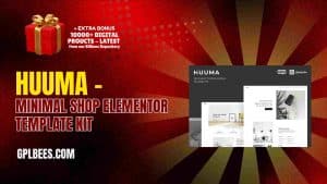 Huuma – Minimal Shop Elementor Template Kit - Buy GPL 104 at Best Price