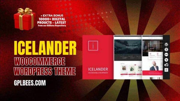 Icelander – Woocommerce Wordpress Theme At Best Price - Gpl Bees