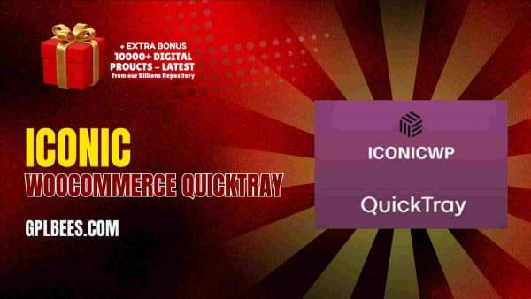 Iconic Woocommerce Quicktray At Best Price - Gpl Bees
