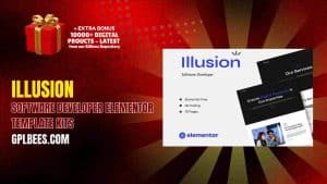 Illusion – Software Developer Elementor Template Kits - Buy GPL 106 at Best Price