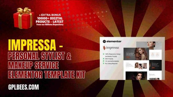Impressa – Personal Stylist &Amp; Makeup Service Elementor Template Kit At Best Price - Gpl Bees