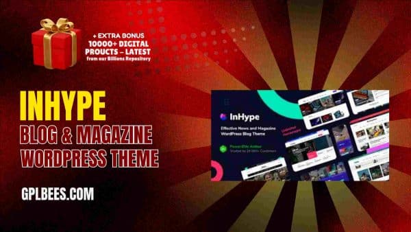 Inhype Blog &Amp; Magazine Wordpress Theme At Best Price - Gpl Bees