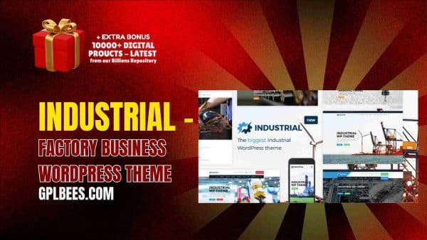 Industrial – Factory Business Wordpress Theme At Best Price - Gpl Bees