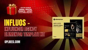 Influos – Influencer Agency Elementor Template Kit - Buy GPL 107 at Best Price