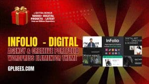 Infolio  - Digital Agency & Creative Portfolio WordPress Elementor Theme - Buy GPL 5 at Best Price