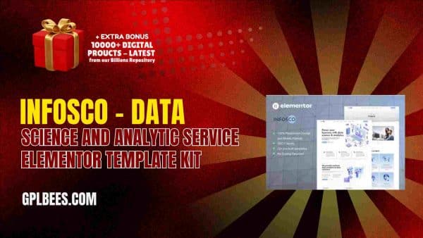 Infosco – Data Science And Analytic Service Elementor Template Kit At Best Price - Gpl Bees