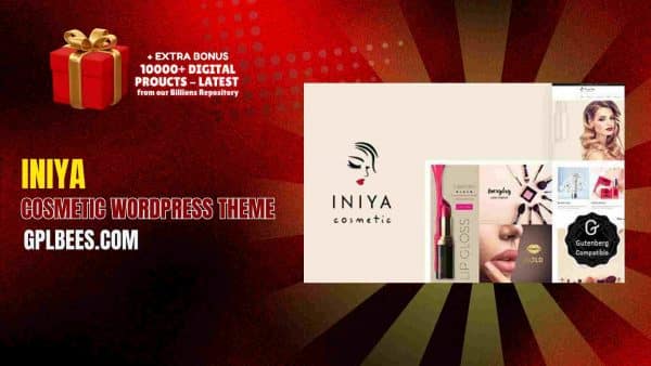 Iniya – Cosmetic Wordpress Theme At Best Price - Gpl Bees