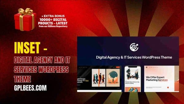 Inset – Digital Agency And It Services Wordpress Theme At Best Price - Gpl Bees