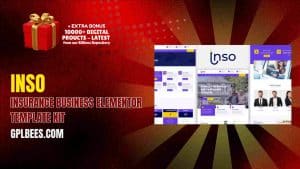 Inso – Insurance Business Elementor Template Kit - Buy GPL 108 at Best Price