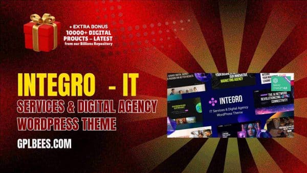 Integro  - It Services &Amp; Digital Agency Wordpress Theme At Best Price - Gpl Bees