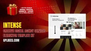 Intense – Creative Digital Agency Services Elementor Template Kit - Buy GPL 110 at Best Price
