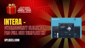 Intera – Cybersecurity Elementor Pro Full Site Template Kit - Buy GPL 110 at Best Price